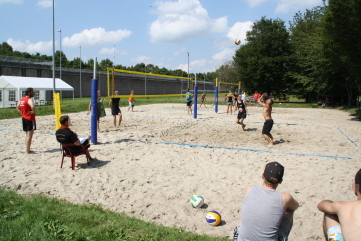 Ein Beachvolleyballturnier in der JA Hameln