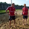 Duo Beachvolleyballer in der JA Hameln als Gast