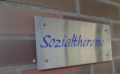 Foto der Aufschrift Sozialtherapie