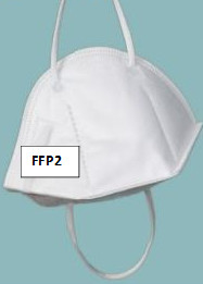 Eine Abbildung einer FFP2 Maske zur Erkennung von Besuchern der JA Hameln